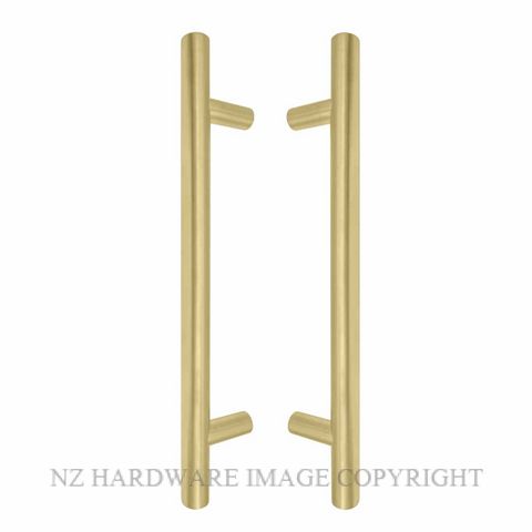 WINDSOR 8190 - 8191  MSB BRASS PULL HANDLE MATT SATIN BRASS