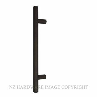 WINDSOR 8191 FF BLK PULL HANDLE SINGLE FRONT FIX MATT BLACK