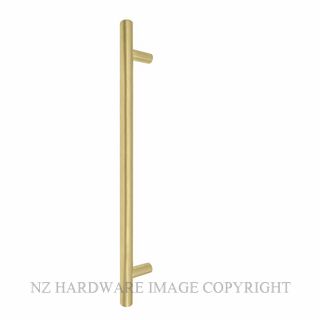 WINDSOR 8191 FF MSB PULL HANDLE SINGLE FRONT FIX MATT SATIN BRASS