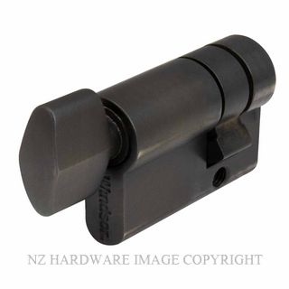 WINDSOR 1200 DRB EURO SINGLE CYLINDER TURN 35MM DARK ROMAN BRASS