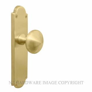 WINDSOR 3017 MSB VICTORIAN KNOB PASSAGE SET MATT SATIN BRASS