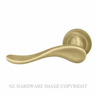 WINDSOR 8167 - 8243 MSB HAVEN LEVER ON ROSE MATT SATIN BRASS