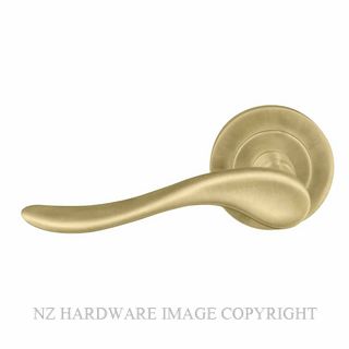 WINDSOR 8196 MSB HAVEN 64MM HANDLE SET LARGE ROUND ROSE MATT SATIN BRASS