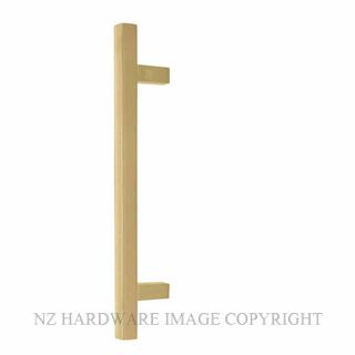 WINDSOR 8192 FF UB PULL HANDLE SINGLE FRONT FIX UNLACQUERED BRASS