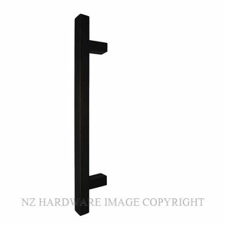 WINDSOR 8192 RF BLK PULL HANDLE SINGLE REAR FIX MATT BLACK