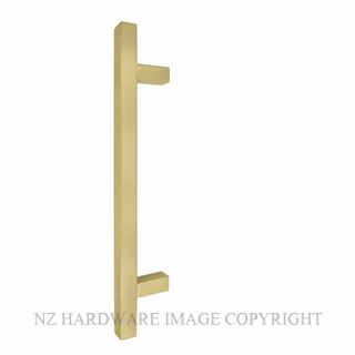 WINDSOR 8192 RF MSB PULL HANDLE SINGLE REAR FIX MATT SATIN BRASS