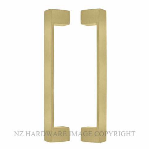 WINDSOR 8193 MSB PULL HANDLE BACK TO BACK 235 OA MATT SATIN BRASS