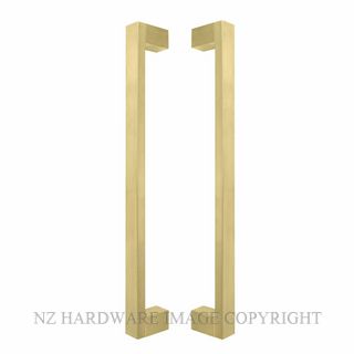 WINDSOR 8341 - 8342 MSB TASMAN PULL HANDLES MATT SATIN BRASS