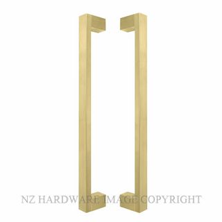 WINDSOR 8341 - 8342 MSB TASMAN PULL HANDLES MATT SATIN BRASS