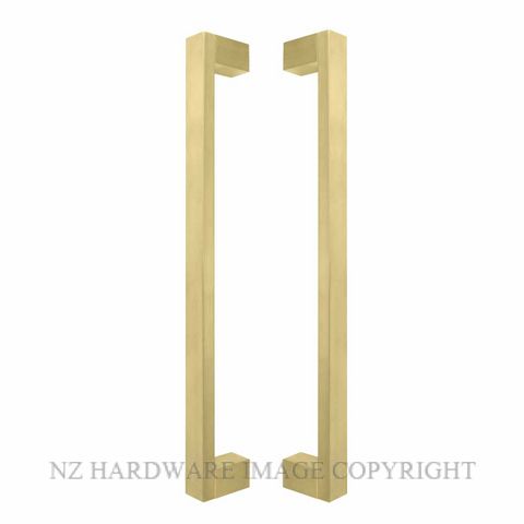 WINDSOR 8341 - 8342 MSB TASMAN PULL HANDLES MATT SATIN BRASS