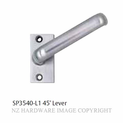 LOCKWOOD LSP3540-L1SC 45DEG LEVER HANDLE SATIN CHROME