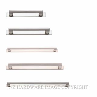 IVER 20889B BALTIMORE 146MM CABINET PULL WITH BACKPLATE SATIN NICKEL
