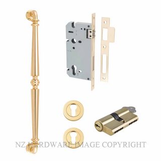 IVER 20886B-20926B CABINET PULL WITH BACKPLATE BRUSHED BRASS