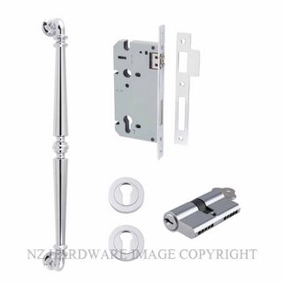 IVER 9384 - 20054 SARLAT PULL HANDLE LOCK KITS CHROME PLATE