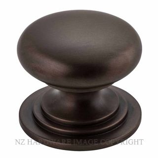 IVER 0561 CUPBOARD KNOB SARLAT SIGNATURE BRASS P32XD38MM