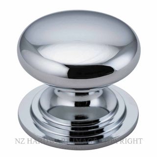 IVER 0567 CUPBOARD KNOB SARLAT CHROME PLATE P32XD38MM