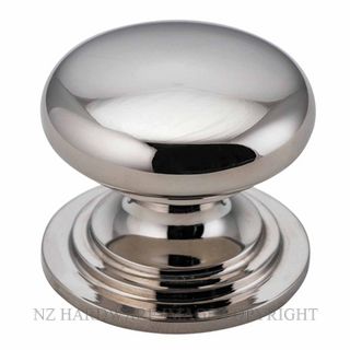 IVER 0575 CUPBOARD KNOB SARLAT POLISHED NICKEL P32XD38MM