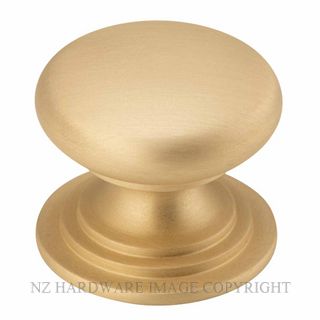 IVER 0579 CUPBOARD KNOB SARLAT SATIN BRASS P32XD38MM