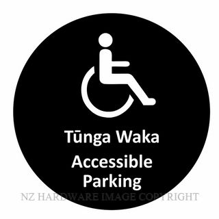 NZH BILINGUAL SIGN SNBLA25A ACCESSIBLE PARKING - TUNGA WAKA