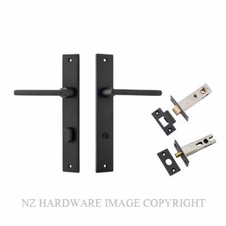 IVER 12702KPRIV60 BALTIMORE PRIVACY LATCH KITSET RECTANGULAR PLATE MATT BLACK
