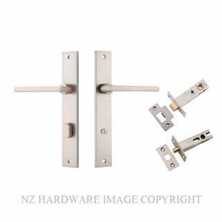 IVER 14702KPRIV60 BALTIMORE PRIVACY LATCH KITSET RECTANGULAR PLATE SATIN NICKEL