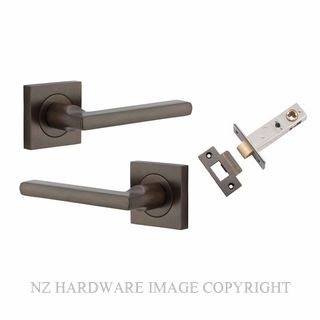 IVER 0271KPASS60 BALTIMORE PASSAGE LATCH KITSET SQUARE ROSE SIGNATURE BRASS