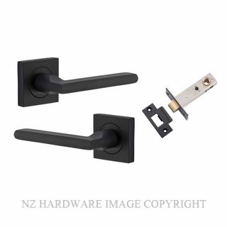 IVER 0273KPASS60 BALTIMORE PASSAGE LATCH KITSET SQUARE ROSE MATT BLACK