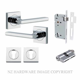 IVER 0274KENTR60KK BALTIMORE KEY-KEY ENTRANCE LOCK KITSET SQUARE ROSE CHROME PLATE