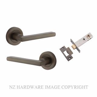 IVER 9211KPASS60 BALTIMORE PASSAGE LATCH KITSET ROUND ROSE SIGNATURE BRASS