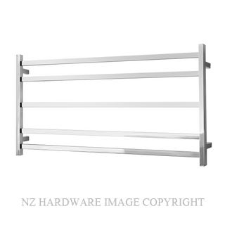 ALEXANDER ELAN 8A09 5 BAR 100S HEATED TOWEL LADDER POLISHED STAINLESS