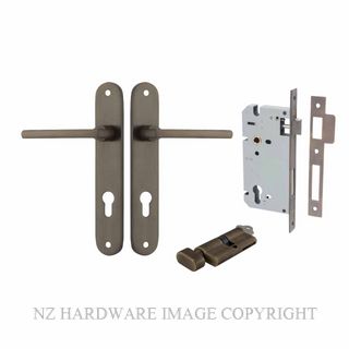 IVER 10726KENTR60KT BALTIMORE KEY-TURN ENTRANCE LOCK KITSET OVAL PLATE SIGNATURE BRASS