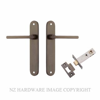 IVER 10726KPASS60 BALTIMORE PASSAGE LATCH KITSET OVAL PLATE SIGNATURE BRASS