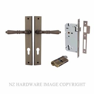IVER 10700KENTR60KK SARLAT KEY-KEY ENTRANCE LOCK KITSET RECTANGULAR PLATE SIGNATURE BRASS