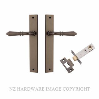 IVER 10700KPASS60 SARLAT PASSAGE LATCH KITSET RECTANGULAR PLATE SIGNATURE BRASS