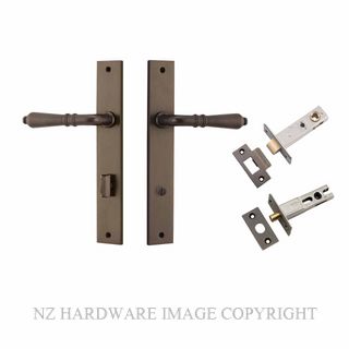 IVER 10700KPRIV60 SARLAT PRIVACY LATCH KITSET RECTANGULAR PLATE SIGNATURE BRASS