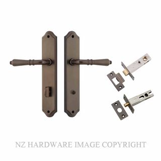 IVER 10712KPRIV60 SARLAT PRIVACY LATCH KITSET SHOULDERED PLATE SIGNATURE BRASS