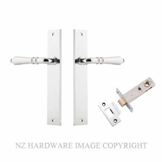 IVER 11700KPASS60 SARLAT PASSAGE LATCH KITSET RECTANGULAR PLATE CHROME PLATE