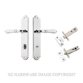 IVER 11712KPRIV60 SARLAT PRIVACY LATCH KITSET SHOULDERED PLATE CHROME PLATE