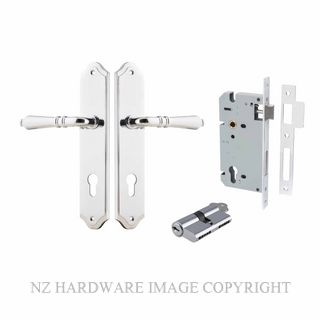 IVER 11712KENTR60KK SARLAT KEY-KEY ENTRANCE LOCK KITSET SHOULDERED PLATE CHROME PLATE