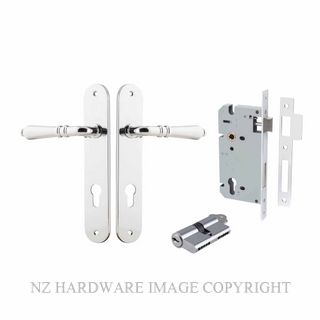 IVER 11724KENTR60KK SARLAT KEY-KEY ENTRANCE LOCK KITSET OVAL PLATE CHROME PLATE