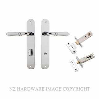 IVER 11724KPRIV60 SARLAT PRIVACY LATCH KITSET OVAL PLATE CHROME PLATE