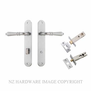 IVER 12224KPRIV60 SARLAT PRIVACY LATCH KITSET OVAL PLATE BRUSHED CHROME