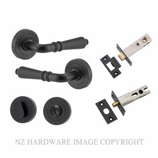 IVER 9203KPRIV60 SARLAT PRIVACY LATCH KITSET ROUND ROSE MATT BLACK