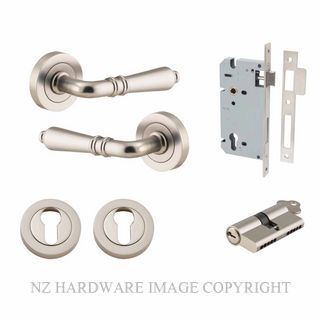 IVER 9209KENTR60KK SARLAT KEY-KEY ENTRANCE LOCK KITSET ROUND ROSE SATIN NICKEL