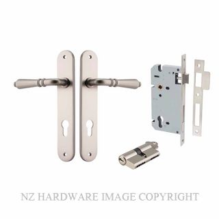 IVER 14724KENTR60KK SARLAT KEY-KEY ENTRANCE LOCK KITSET OVAL PLATE SATIN NICKEL