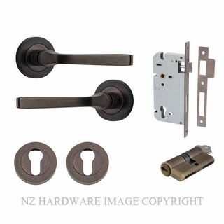 IVER 0321KENTR60KK ANNECY KEY-KEY ENTRANCE LOCK KITSET ROUND ROSE SIGNATURE BRASS