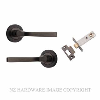 IVER 0321KPASS60 ANNECY PASSAGE LATCH KITSET ROUND ROSE SIGNATURE BRASS