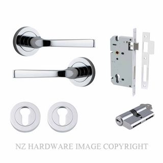 IVER 0324KENTR60KK ANNECY KEY-KEY ENTRANCE LOCK KITSET ROUND ROSE CHROME PLATE