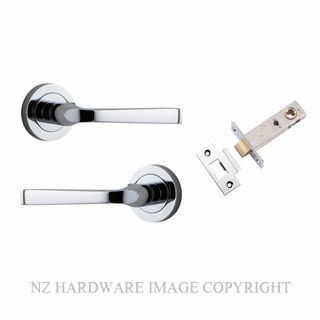 IVER 0324KPASS60 ANNECY PASSAGE LATCH KITSET ROUND ROSE CHROME PLATE