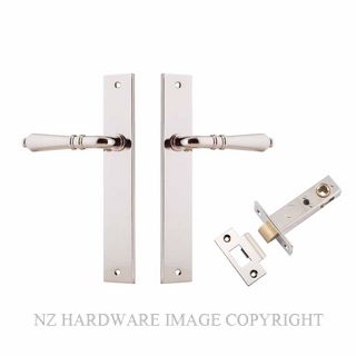 IVER 14200KPASS60 SARLAT PASSAGE LATCH KITSET RECTANGULAR PLATE POLISHED NICKEL